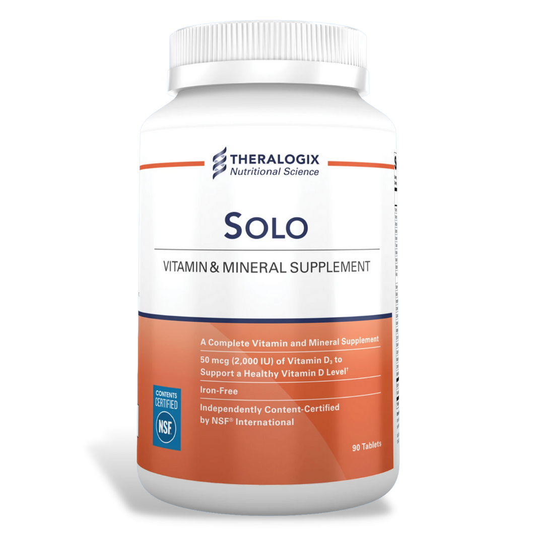 Solo Multivitamin & Mineral Supplement Without Iron